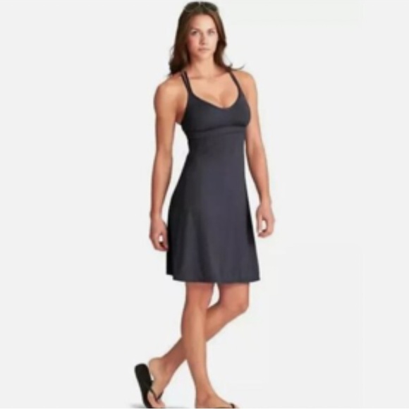 Athleta Shorebreak Athletic Workout Dress Built in Bra in Grey size small - Picture 6 of 6